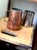 Vintage Copper Mug & Silverplate Tankard Set – Copper Fire Patina-Tavern For Sale - Image 4 of 10