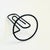 Metal Large Black Metal Paperclip - Letter or Note Holder For Sale - Image 7 of 7