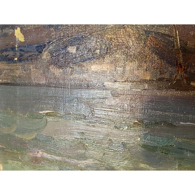 Impressionist 1980s Oil Painting Baltic Sea Strelov Arkady Efimovich For Sale - Image 3 of 9