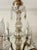 Vintage Maria Theresa 12 Arm Crystal and Glass Chandelier For Sale - Image 4 of 11