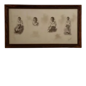 Circa Early 20th Century Photograph of a Young Boy, American