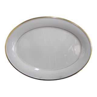 Lenox China Ivory Gold Eternal 16 1/4" Oval Serving Tray Platter For Sale