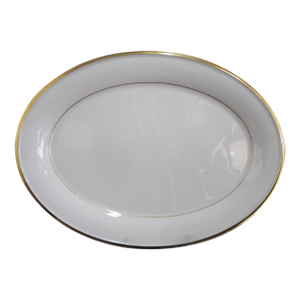 Lenox China Ivory Gold Eternal 16 1/4" Oval Serving Tray Platter