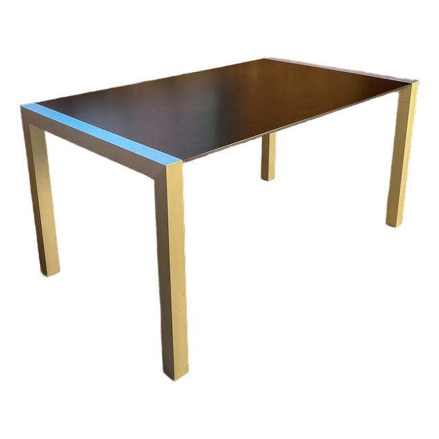 Extendable Dining Table - Black Top, Aluminum Base - Attributed to Kristalia Sushi For Sale