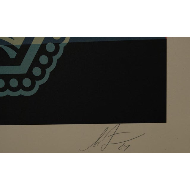 Shepard Fairey, Fingers Peace, Lithograph For Sale - Image 6 of 7