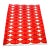 2007 Ikea Anna Salander 'Tyglösa' Red & Orange Fabric Remnant, Approximately 8' For Sale