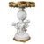19th Century Napoleon III Bowl in Bisque Porcelain and Gilded Metal For Sale - Image 9 of 9