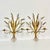 1950s Vintage Italian Hollywood Regency Wheat Sheaf Candle Holder Sconces - A Pair, 2 Arm For Sale - Image 17 of 17