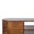 Mid-Century Modern Rounded Chestnut Mango Wood Media Console With Four Drawers For Sale - Image 3 of 8