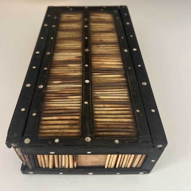 Late 19th Century Antique Anglo Indian Porcupine Quill Box For Sale - Image 5 of 7
