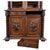 2000 - 2009 19th Century Antique English Renaissance Revival Oak Bookcase For Sale - Image 5 of 14