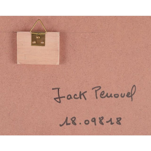 Jack Penouel, Abstract Composition, 1980s, Acrylic on Board For Sale - Image 8 of 9