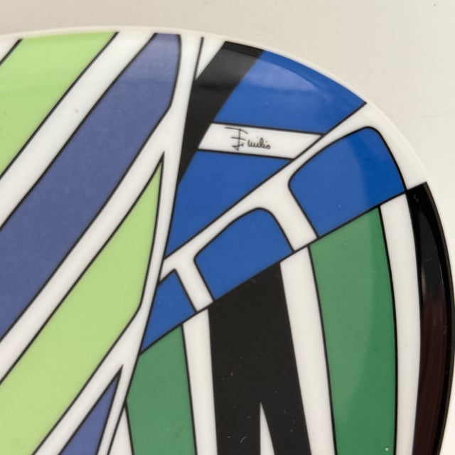 Rosenthal #02 Palm Leaves Schale by Emilio Pucci for Rosenthal, 2000s For Sale - Image 4 of 6