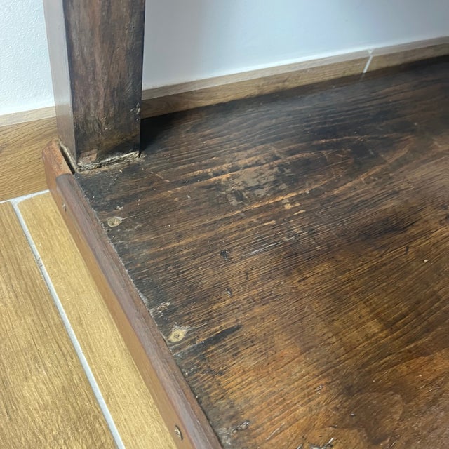 Vintage Wood Console Table, 1920s For Sale - Image 12 of 18