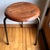 Brown 1950s Stalmobler Mid Century Danish 3 Leg Dot Stools Pair Steel Teak MCM For Sale - Image 8 of 18