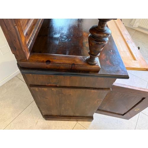 Rustic Swiss Pine Kitchen Cupboard For Sale - Image 11 of 14