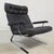 Gray Vintage German Swing Chair in Grey Leather with Chrome, 1970s For Sale - Image 8 of 8