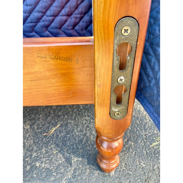 Late 20th Century L & J. G. Stickley Cherry Four Poster Queen Bed For Sale - Image 11 of 15