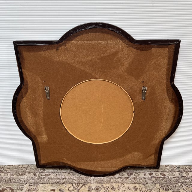 Medieval Revival Style Flower Shaped Wall Mirror For Sale - Image 12 of 12