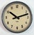 Metal Industrial Dark Grey Factory Wall Clock from IBM, 1950s For Sale - Image 7 of 18