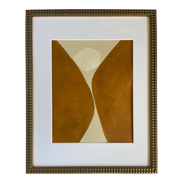 2025 "Ruggine" Contemporary Abstract on Painting Paper by Artist r.k. Red For Sale