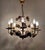 Hollywood Regency Gilded Chandelier with Roses from Honsel, 1980s For Sale - Image 6 of 11