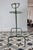 Vintage tubular metal towel rack dating from the 1950s, with a beautiful patina and a minimalist silhouette typical of...