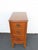 Brown Tall and Narrow Mahogany Nightstands End Bedside Tables a Pair 6658 For Sale - Image 8 of 18