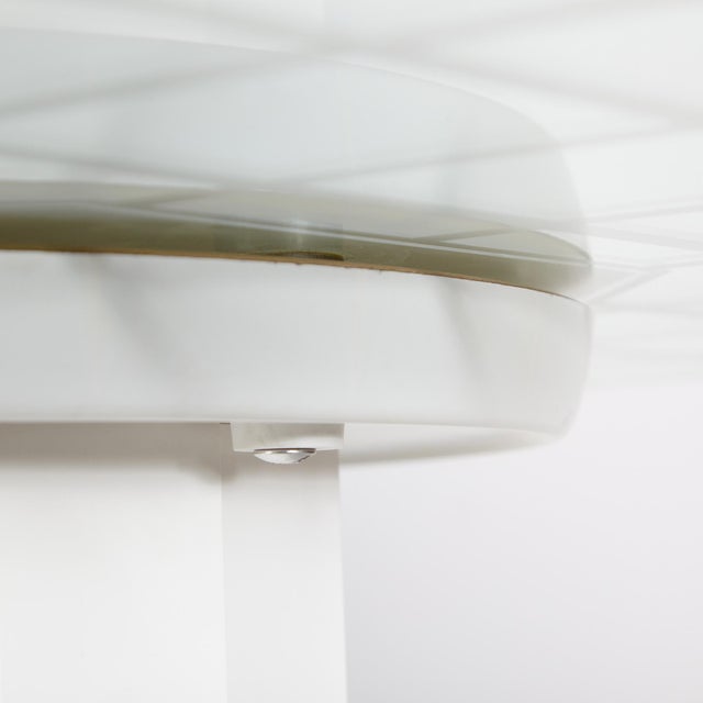 White Vintage Dining Table from Werzalit, 1970s For Sale - Image 8 of 10
