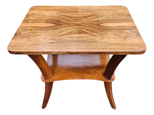 Art Deco Two-Tier Side Table, 1930s