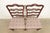 Late 20th Century Baker Furniture Style Georgian Carved Mahogany Side Chairs or Dining Chairs, Pair For Sale - Image 5 of 13