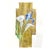 "Iris and Lily" Contemporary Modernist Botanical Painting by Adele For Sale