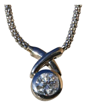 The Beachwood Canyon: Contemporary Platinum Necklace