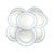 Contemporary 1970s Modern Alföldi Blue Band Alf5 Hungarian Porcelain Rimmed Soup Bowls, Set of 8 For Sale - Image 3 of 10