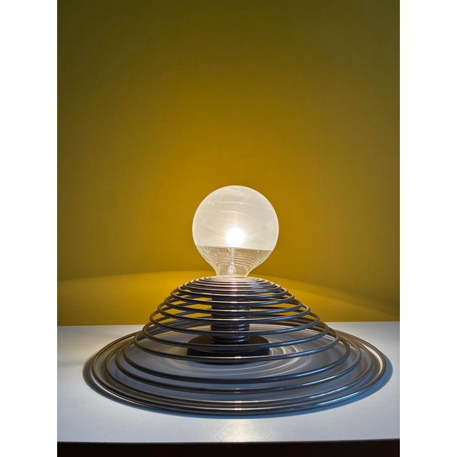 Spring Table Lamp by Angelo Mangiarotti for Candle, 1970s For Sale - Image 10 of 10
