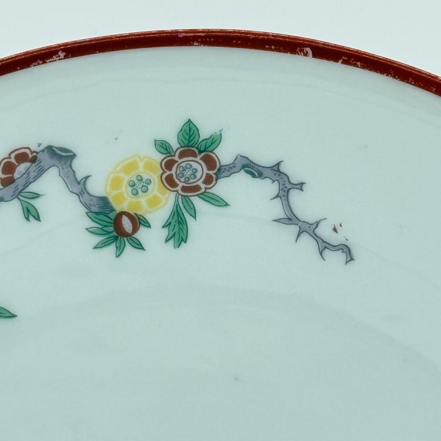 Limoges, France Antique J. Pouyat Limoges Porcelain Chinoiserie Dessert Service for Wanamaker, 6 Pieces For Sale - Image 4 of 12