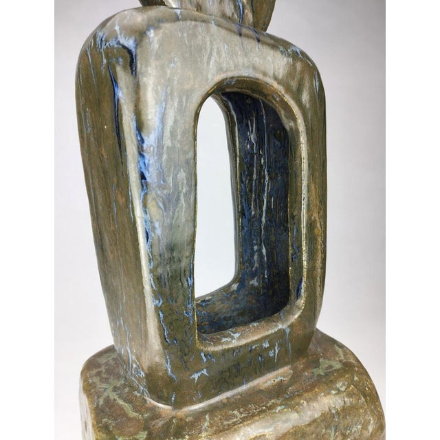 Ceramic Abstract Sculpture, 1970s For Sale - Image 11 of 16