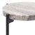 Hames Drink Table - Sand Brown Marble Top/Black Legs For Sale - Image 9 of 10