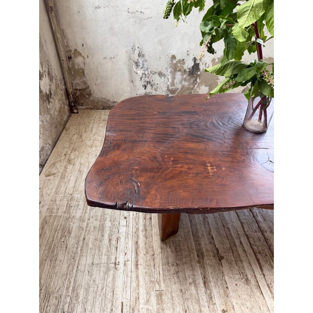 Brutalist Handcrafted Coffee Table, 1950s For Sale - Image 17 of 18