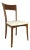 Copeland Co. Modern Ivory Suede Ingrid Side Chair For Sale