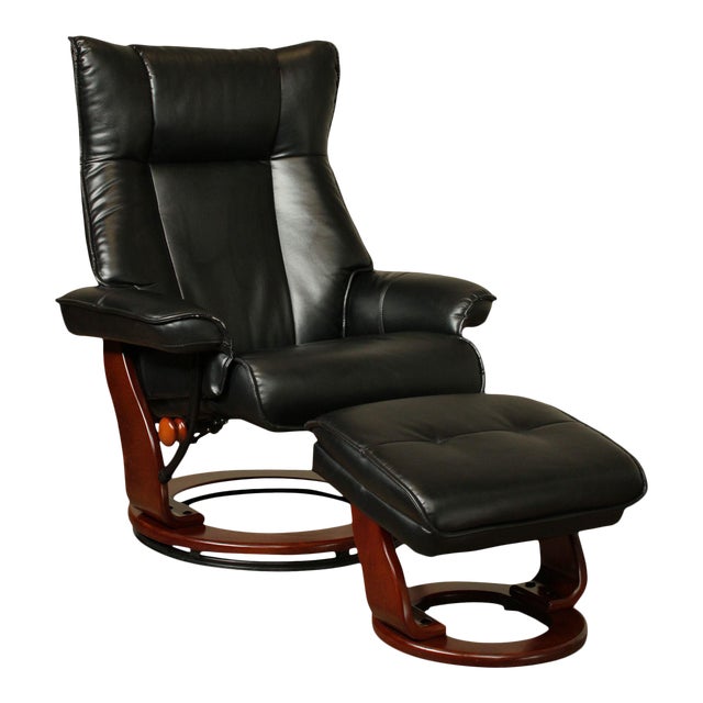 benchmaster swivel recliner chair ottoman set
