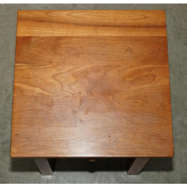 Cherrywood Side Tables or Nightstands from Harrods London, Set of 2 For Sale - Image 15 of 18