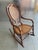 Victorian Late 19th Century Victorian Rocking Chair With Caned Seat and Back For Sale - Image 3 of 12