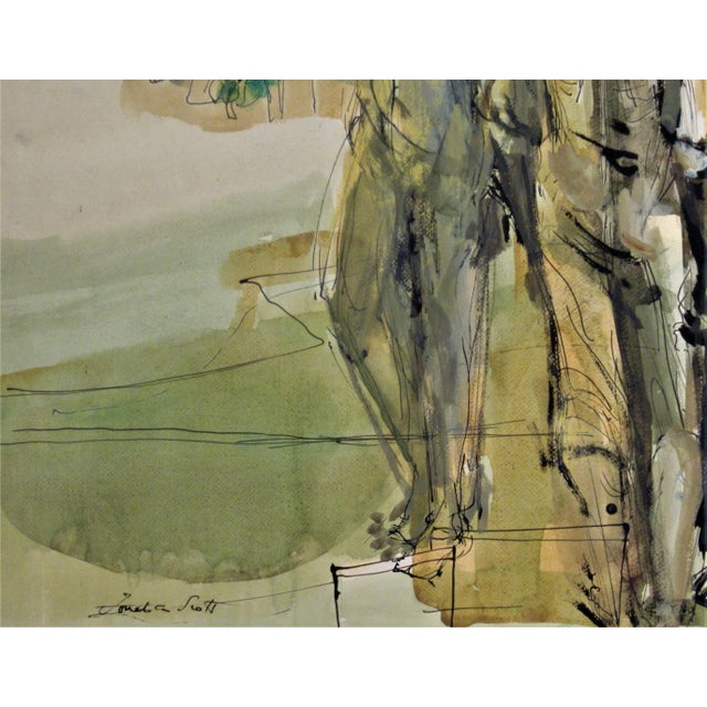 Jonathan Scott, banana market, Circa 1960 For Sale - Image 4 of 6