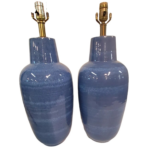 Design Technics Pair of Vintage Ceramic Table Lamp by Lee Rosen for Design Technics, Unmarked For Sale - Image 4 of 5