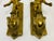 Metal Pair of Antique Baroque Gilded Bronze Angel Sconces, France, 1920s (2) For Sale - Image 7 of 11