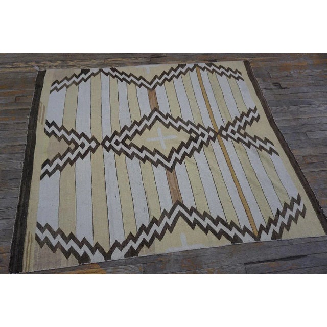 Native American Early 20th Century Navajo Rug For Sale - Image 3 of 12