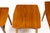 Danish Modern Mid Century Vintage Teak + Oak Nesting Tables — Set of Three — Attributed to Svend Aage Madsen For Sale - Image 14 of 15