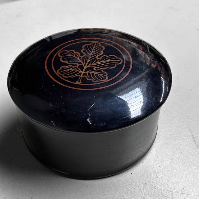 1920s Japanese Urushi Chabako Tea Storage Box, 1920s For Sale - Image 5 of 18