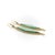 14k Gold Turquoise and Rose Cut Diamond Dangle Earrings, Pair For Sale - Image 4 of 9